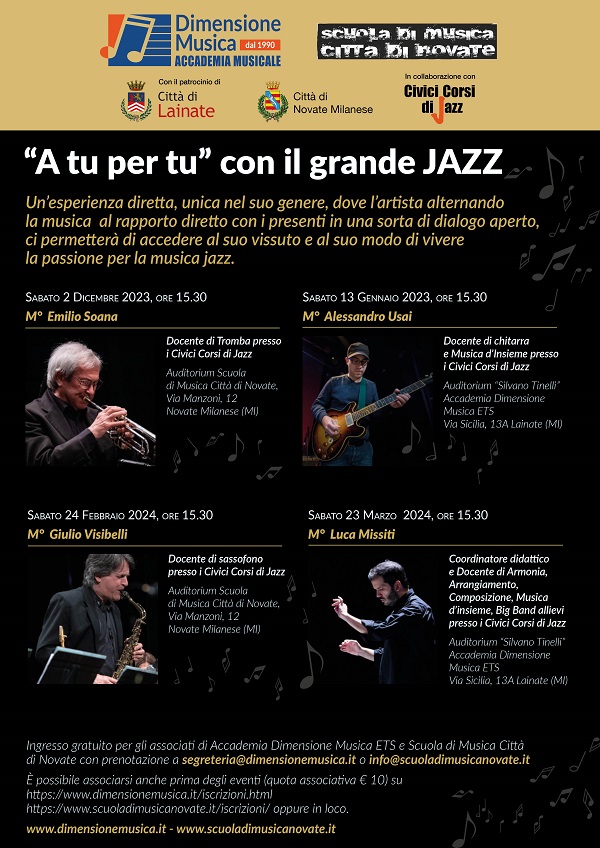 A tu per tu con il grande jazz