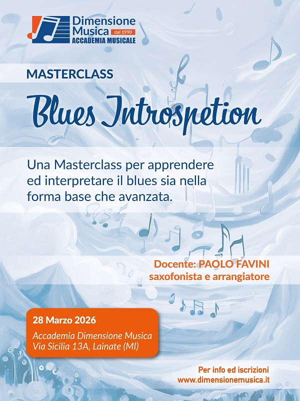 Blues Introspection - masterclass con Paolo Favini