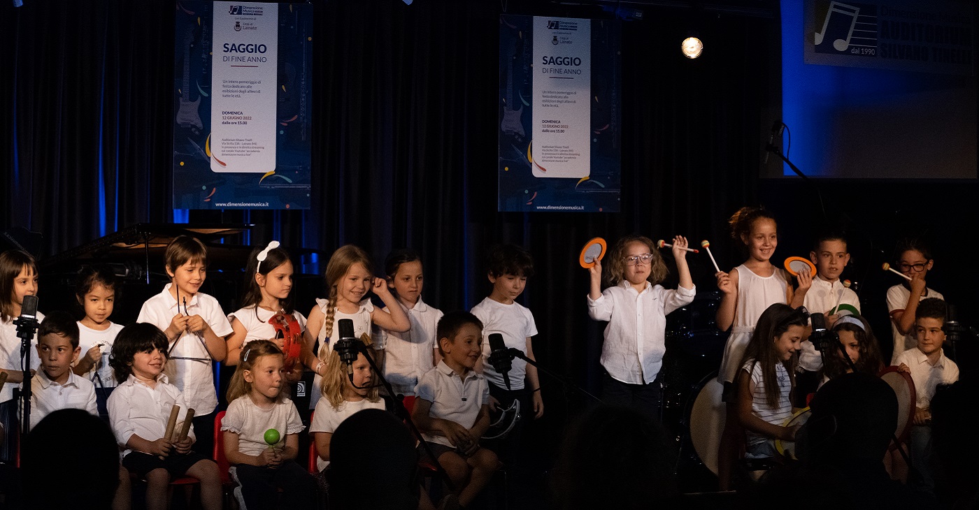 Lezione di musica con i bambini